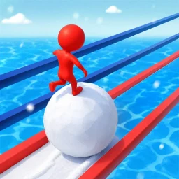 Snow Race 3D: Fun Ball Racing のアイコン